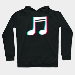 TikTok Music White Hoodie